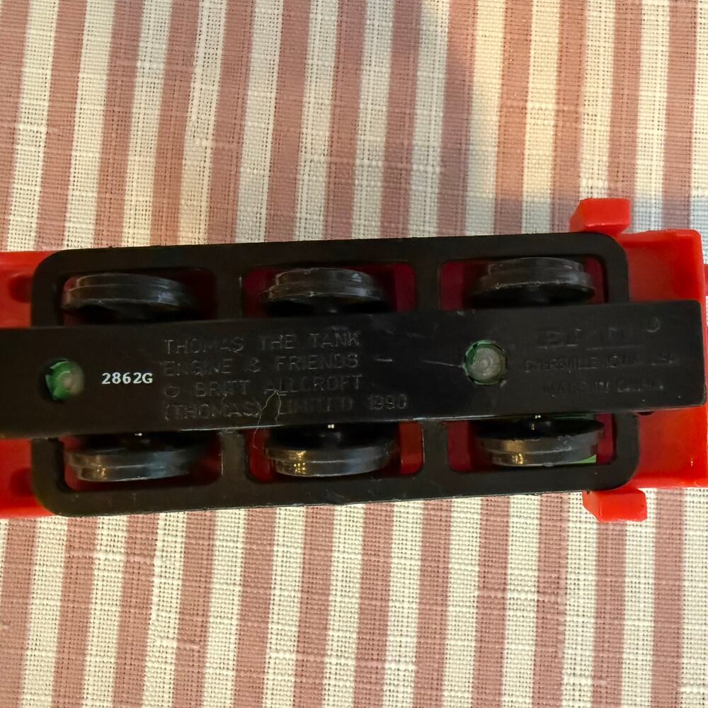 Vintage ERTL toy train #7 Toby Thomas and Friends Diecast Metal 1989 - Picture 2 of 6